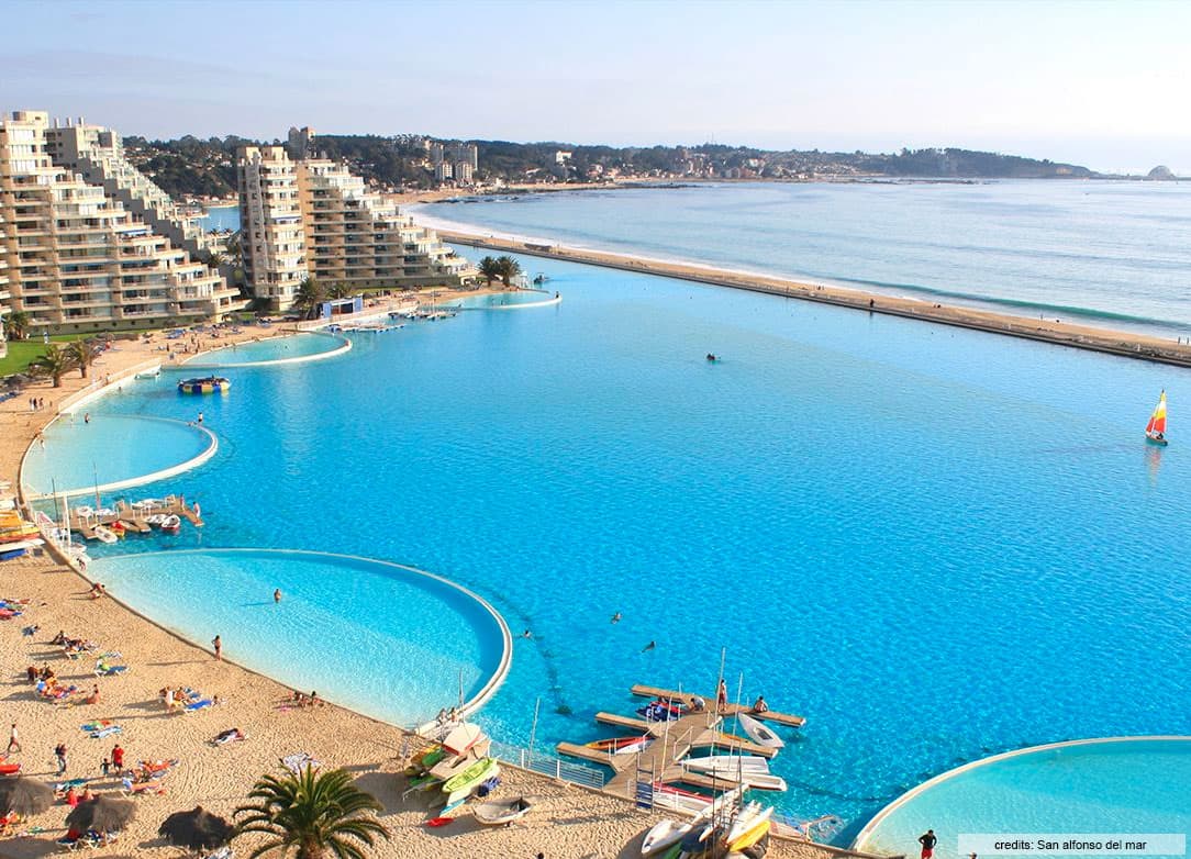 La plus grande piscine du monde est située au chili